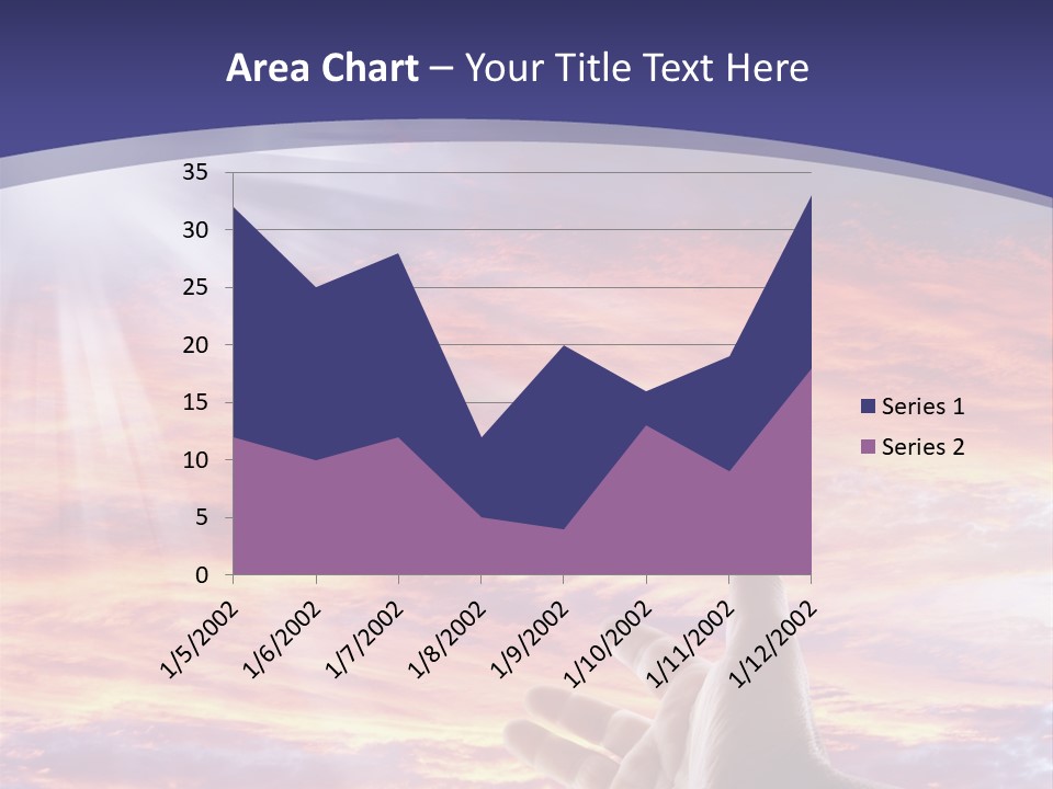 Reaching Warmth Beginning PowerPoint Template
