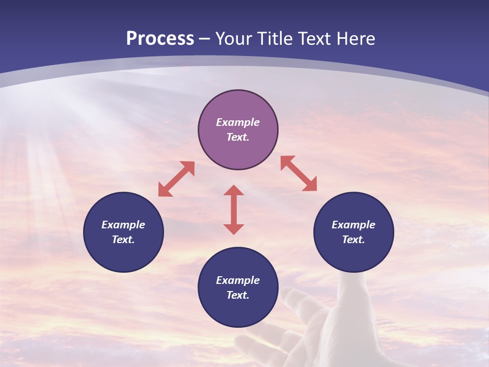 Reaching Warmth Beginning PowerPoint Template