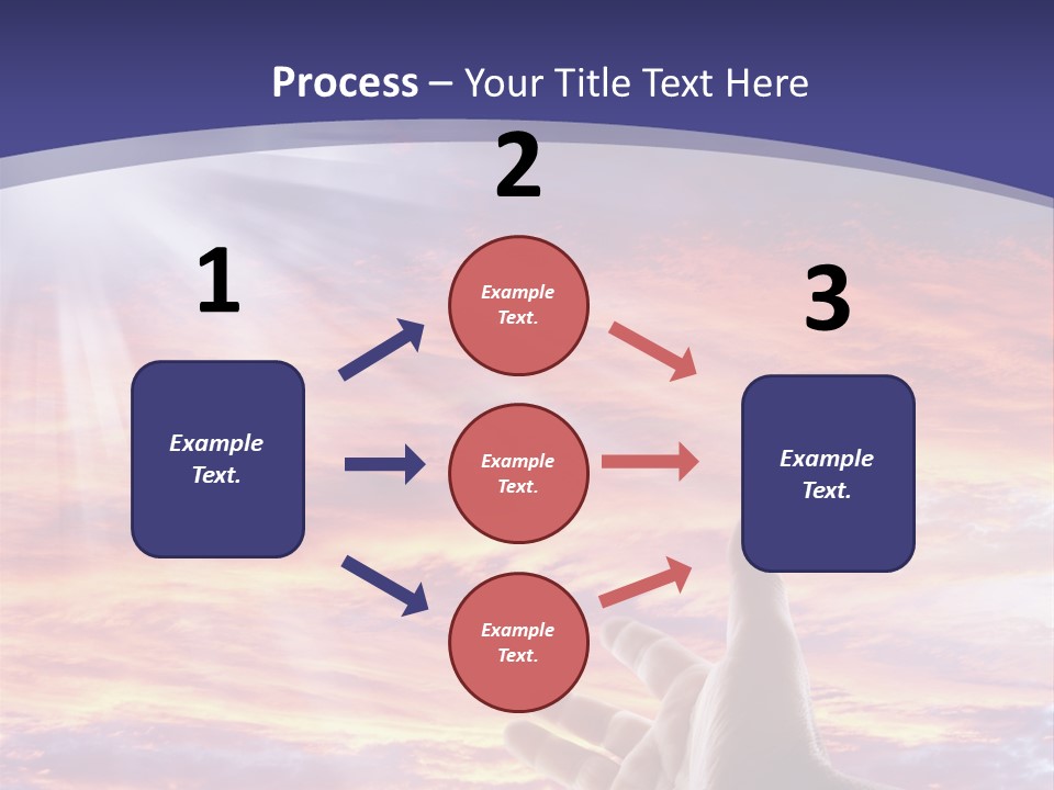 Reaching Warmth Beginning PowerPoint Template