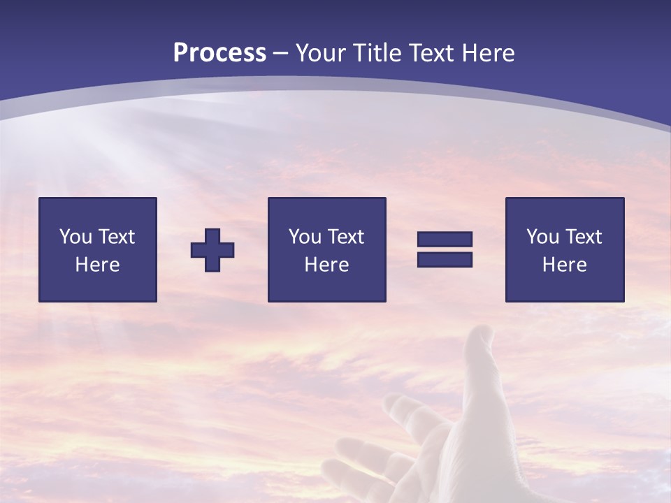 Reaching Warmth Beginning PowerPoint Template