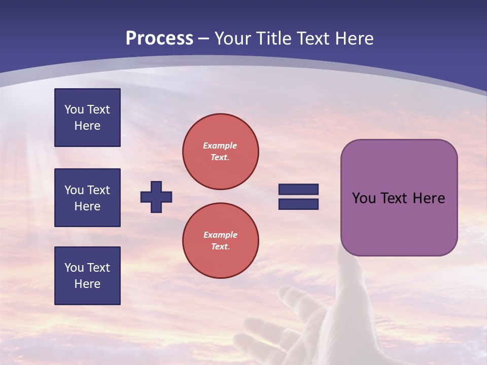 Reaching Warmth Beginning PowerPoint Template