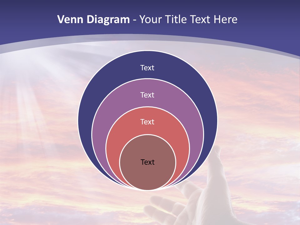 Reaching Warmth Beginning PowerPoint Template