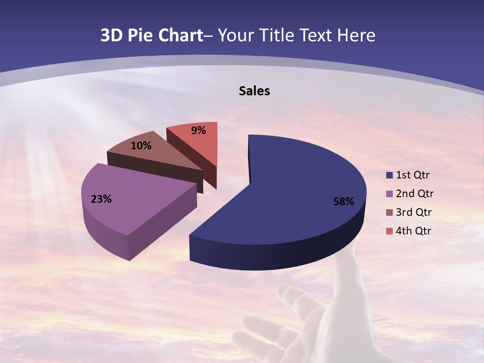 Reaching Warmth Beginning PowerPoint Template
