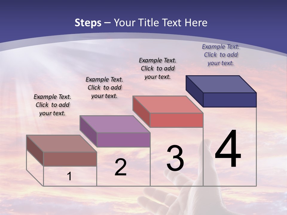 Reaching Warmth Beginning PowerPoint Template