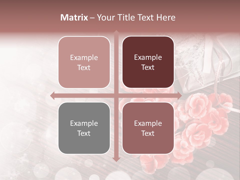 Petunia Purple Symbol PowerPoint Template