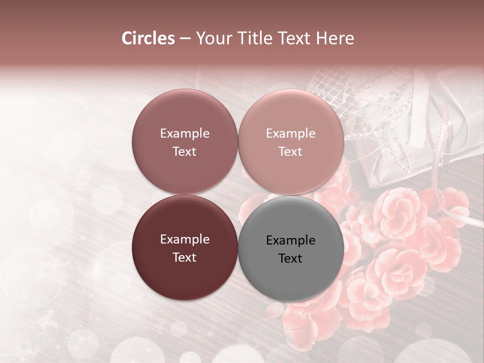 Petunia Purple Symbol PowerPoint Template