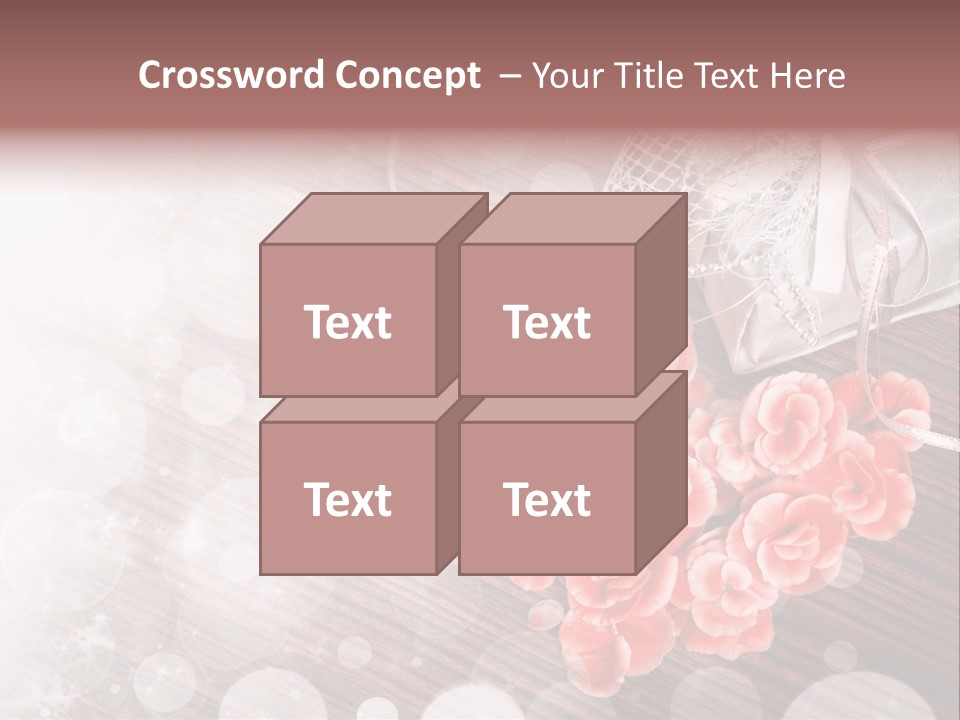 Petunia Purple Symbol PowerPoint Template