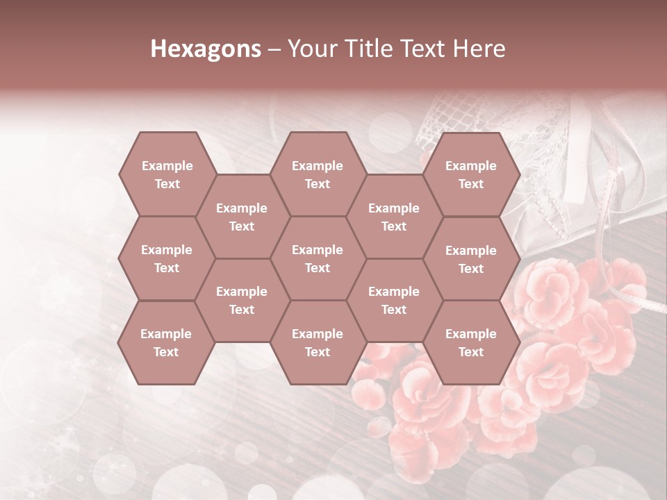 Petunia Purple Symbol PowerPoint Template