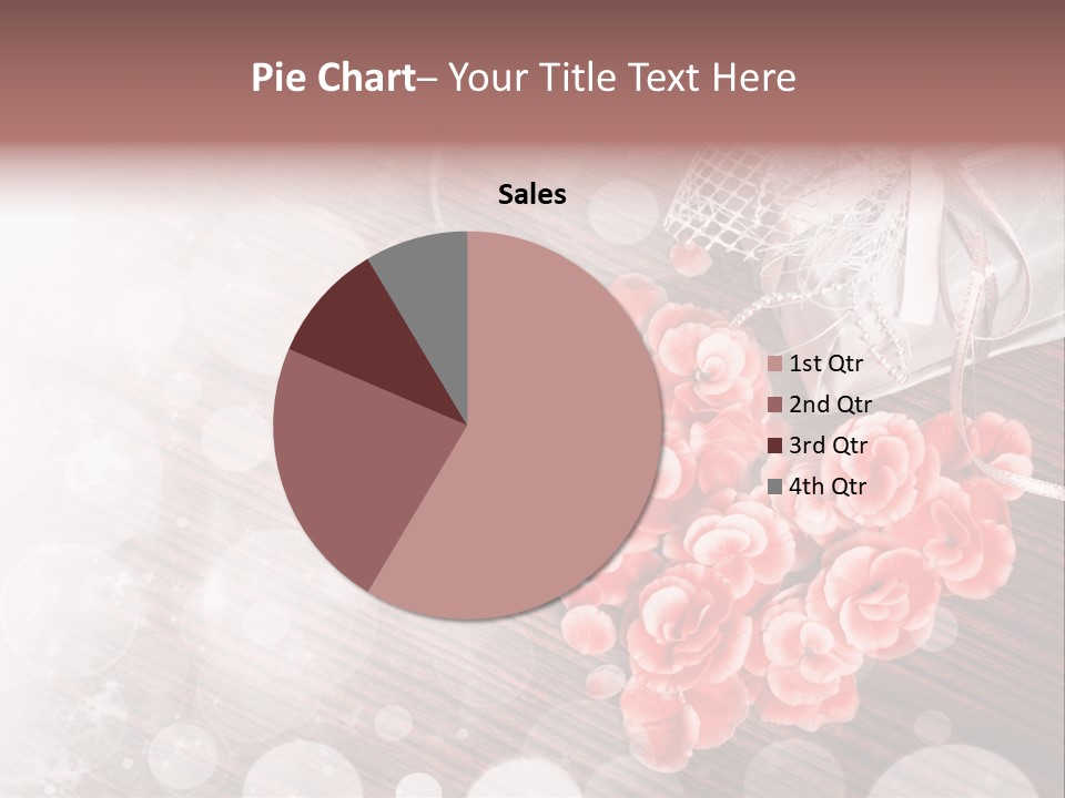 Petunia Purple Symbol PowerPoint Template