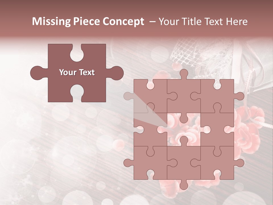 Petunia Purple Symbol PowerPoint Template