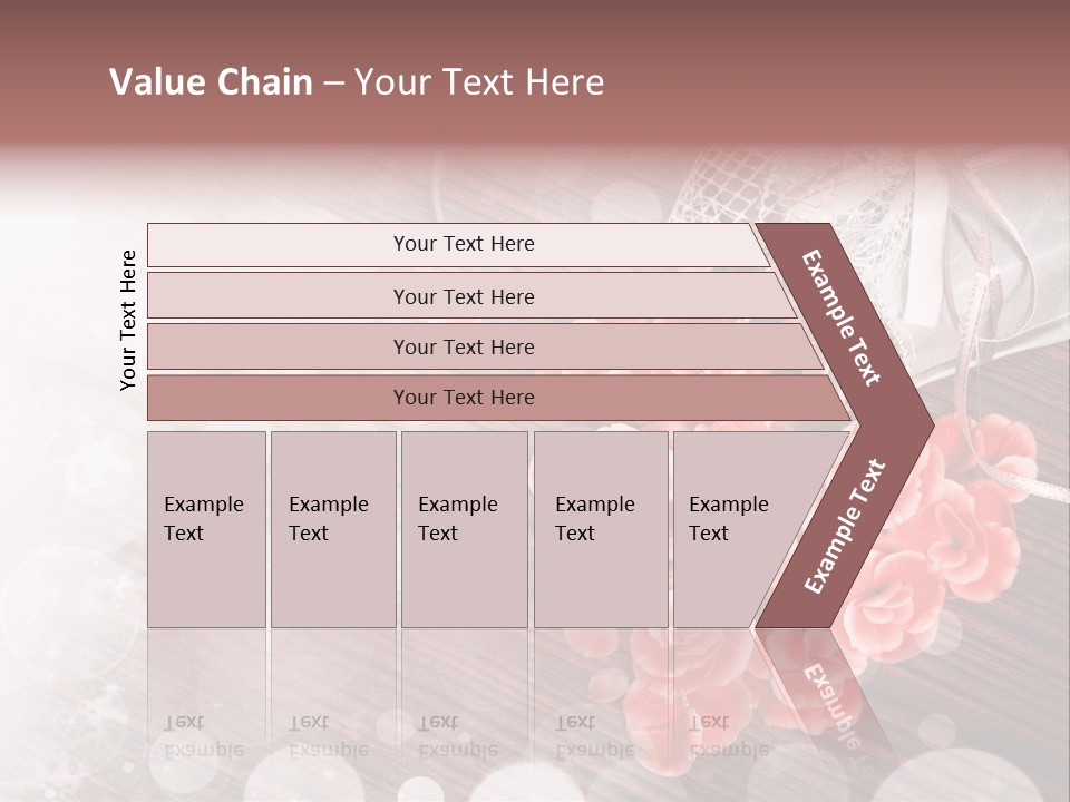 Petunia Purple Symbol PowerPoint Template
