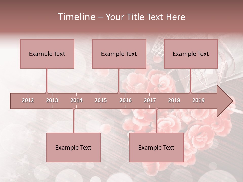Petunia Purple Symbol PowerPoint Template