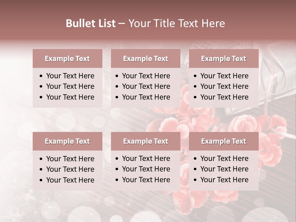 Petunia Purple Symbol PowerPoint Template