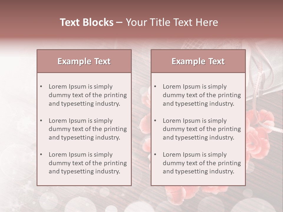 Petunia Purple Symbol PowerPoint Template