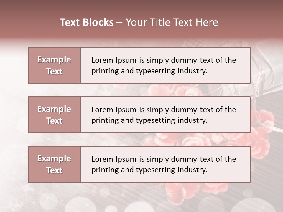 Petunia Purple Symbol PowerPoint Template