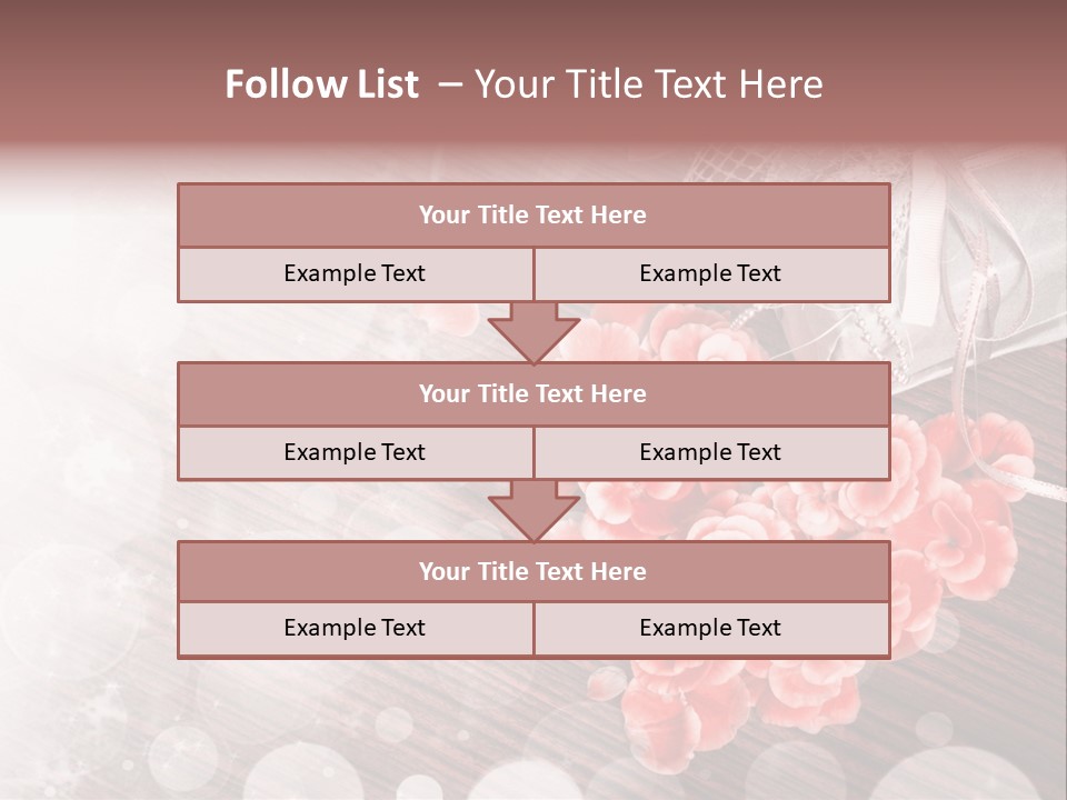 Petunia Purple Symbol PowerPoint Template