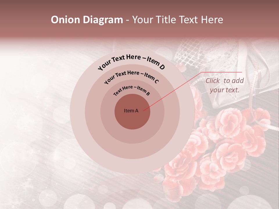 Petunia Purple Symbol PowerPoint Template