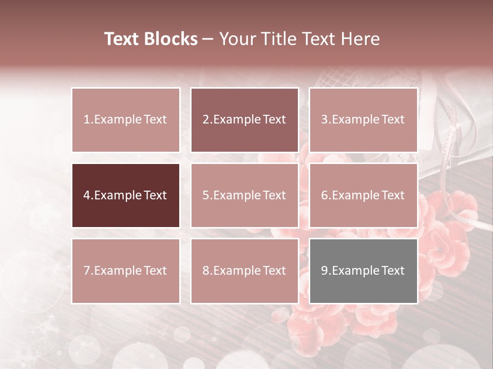 Petunia Purple Symbol PowerPoint Template