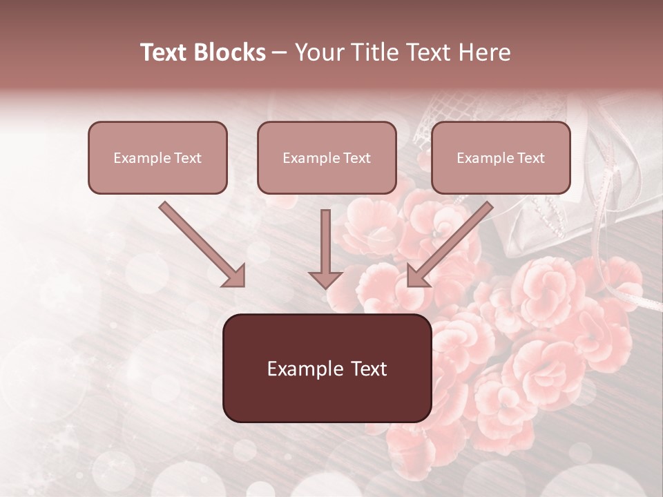 Petunia Purple Symbol PowerPoint Template