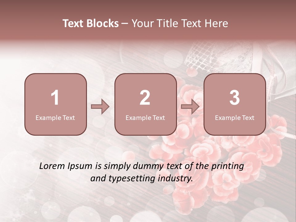 Petunia Purple Symbol PowerPoint Template
