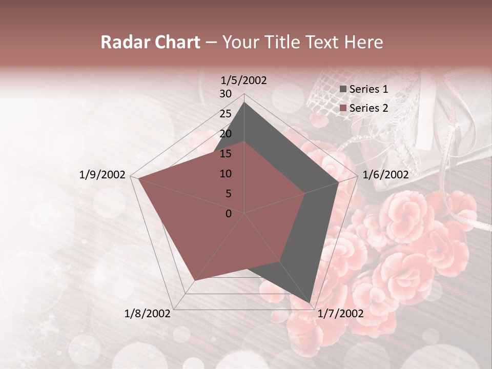 Petunia Purple Symbol PowerPoint Template