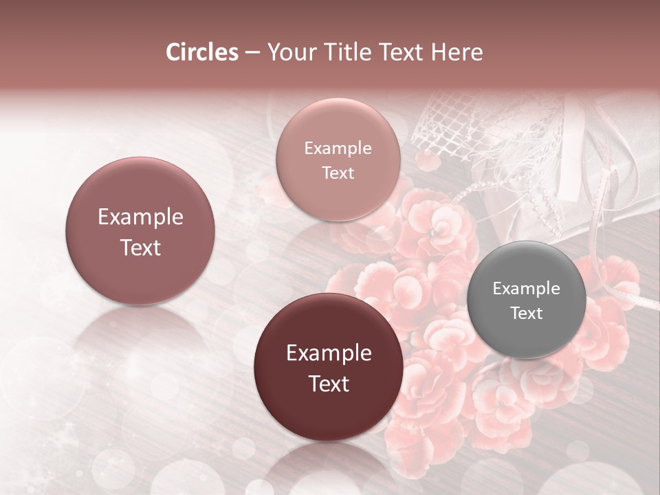 Petunia Purple Symbol PowerPoint Template