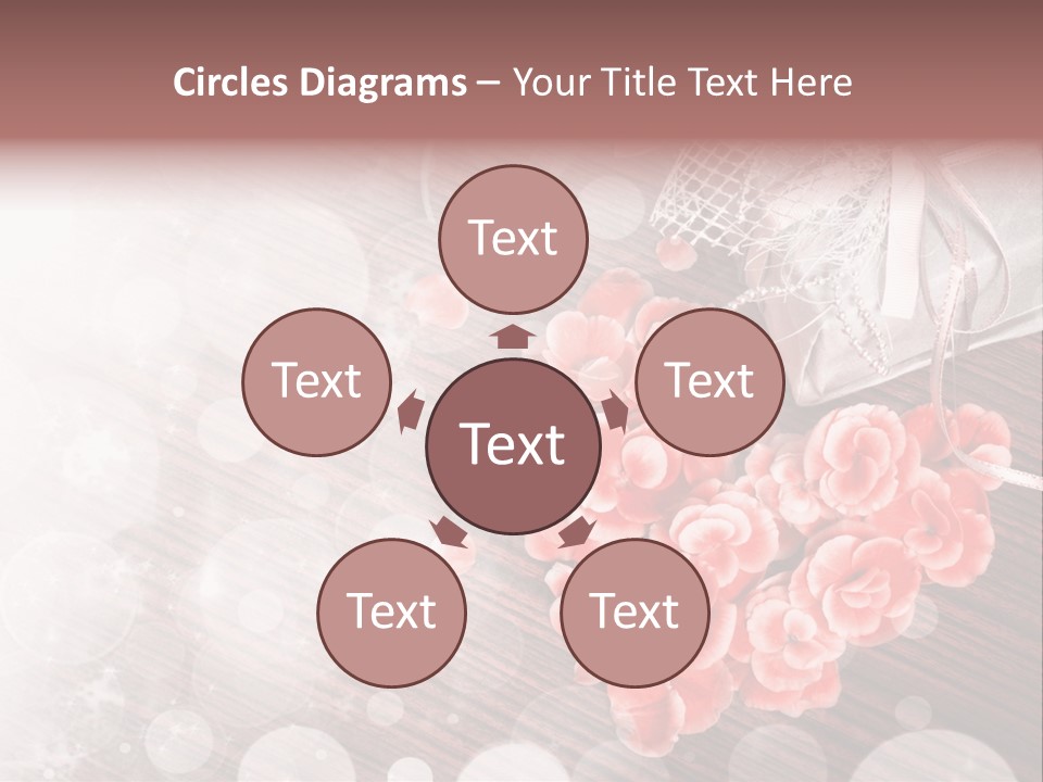 Petunia Purple Symbol PowerPoint Template