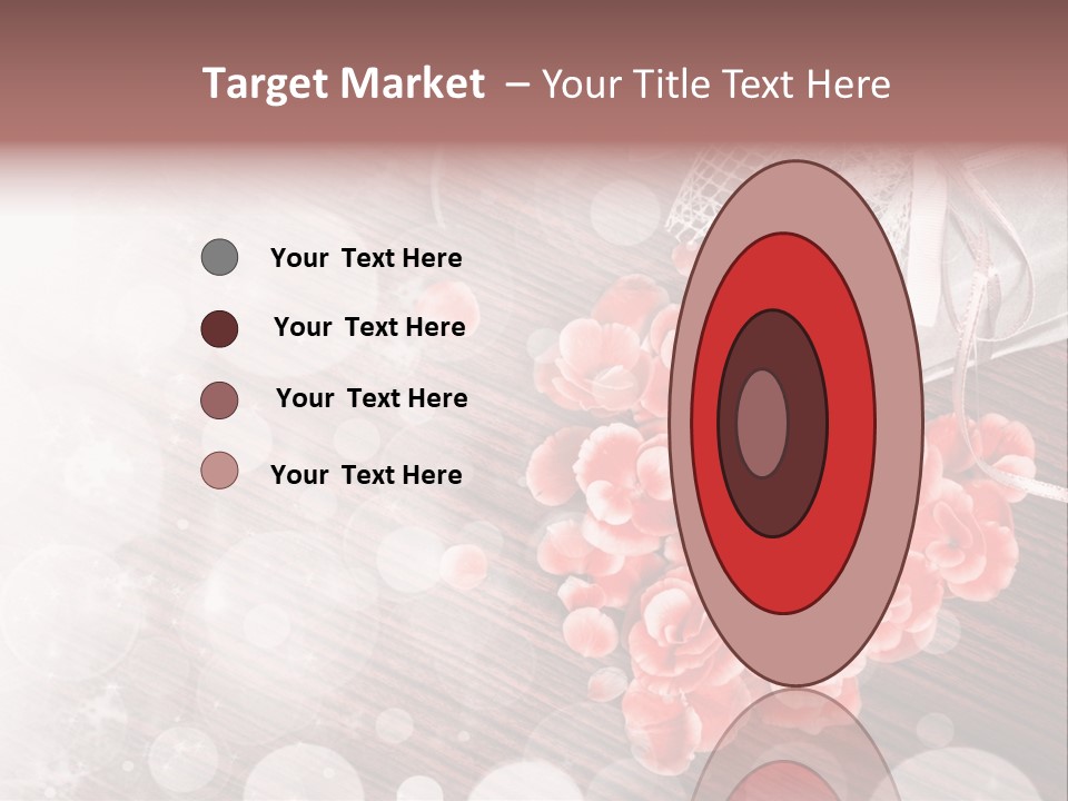 Petunia Purple Symbol PowerPoint Template