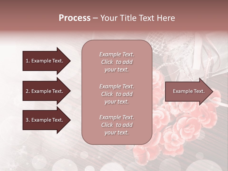 Petunia Purple Symbol PowerPoint Template