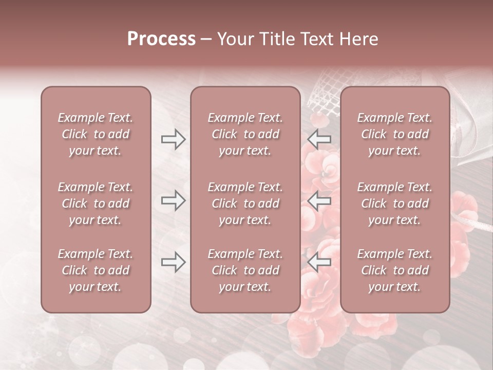 Petunia Purple Symbol PowerPoint Template