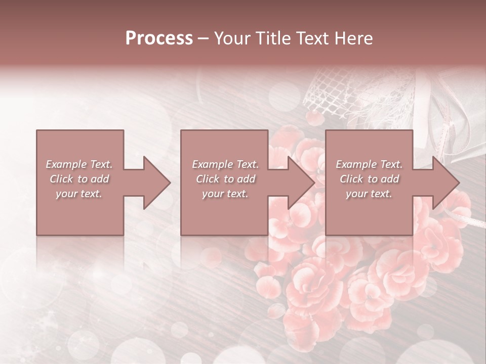 Petunia Purple Symbol PowerPoint Template
