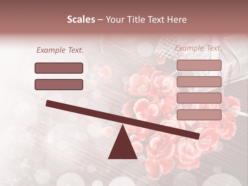 Petunia Purple Symbol PowerPoint Template