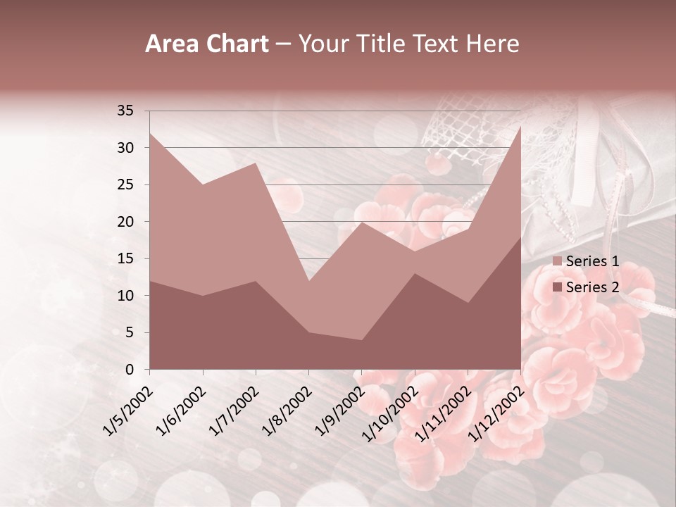 Petunia Purple Symbol PowerPoint Template