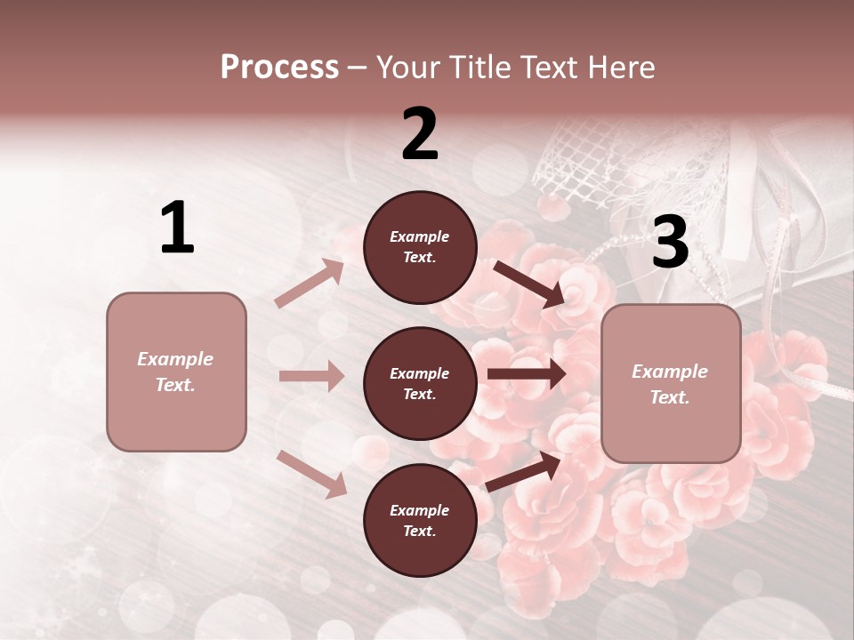 Petunia Purple Symbol PowerPoint Template