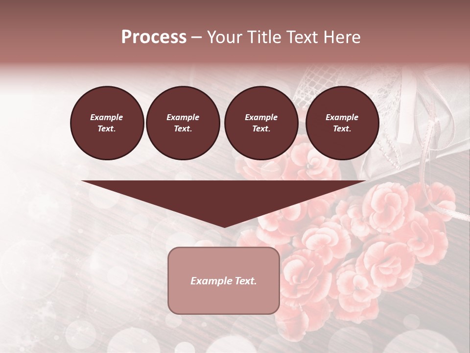 Petunia Purple Symbol PowerPoint Template