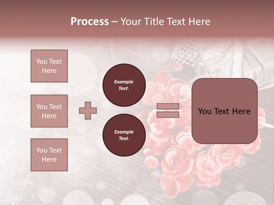 Petunia Purple Symbol PowerPoint Template
