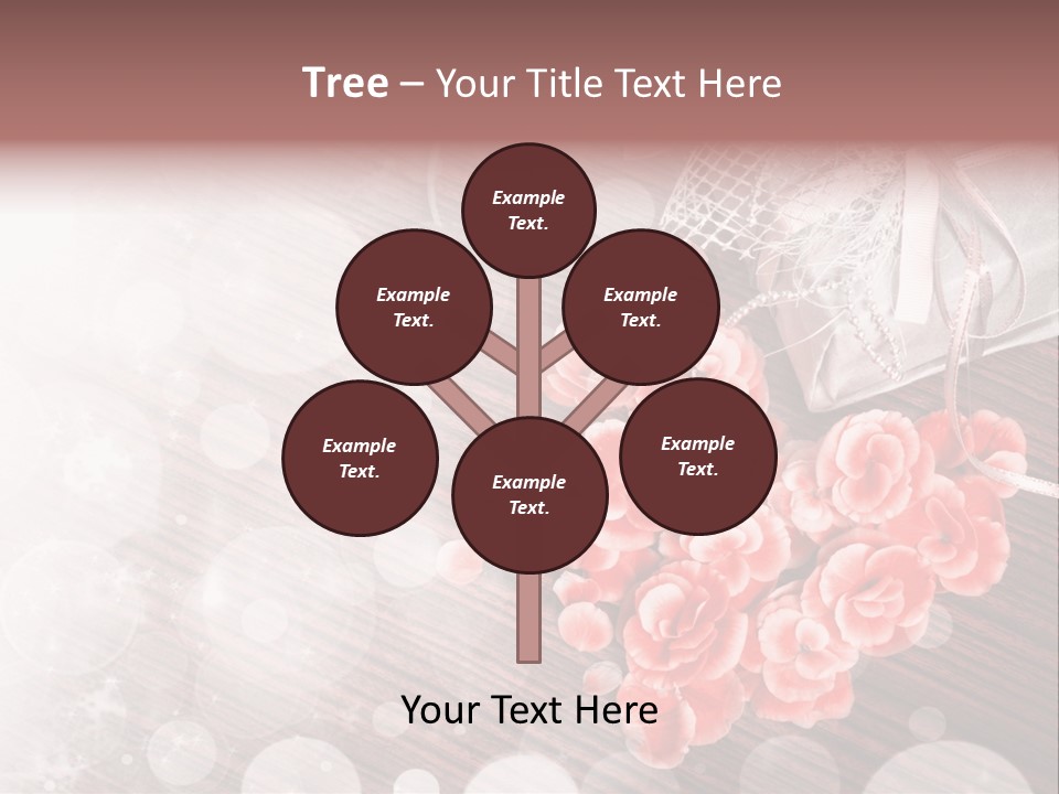 Petunia Purple Symbol PowerPoint Template