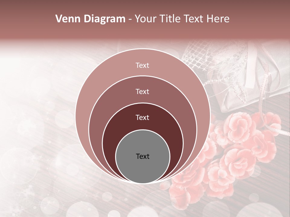 Petunia Purple Symbol PowerPoint Template