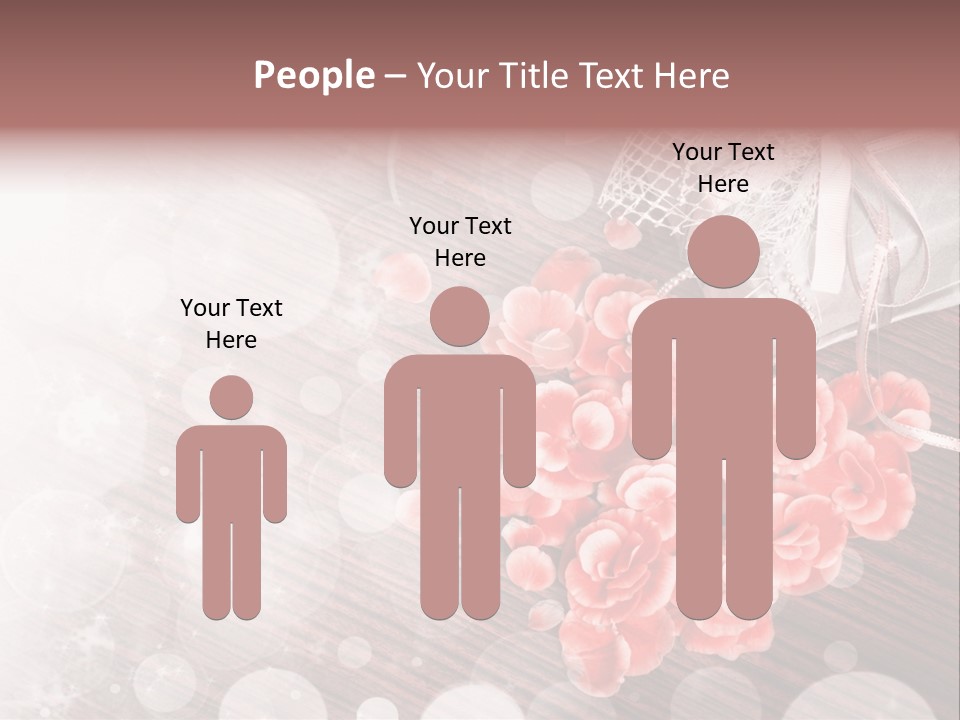 Petunia Purple Symbol PowerPoint Template