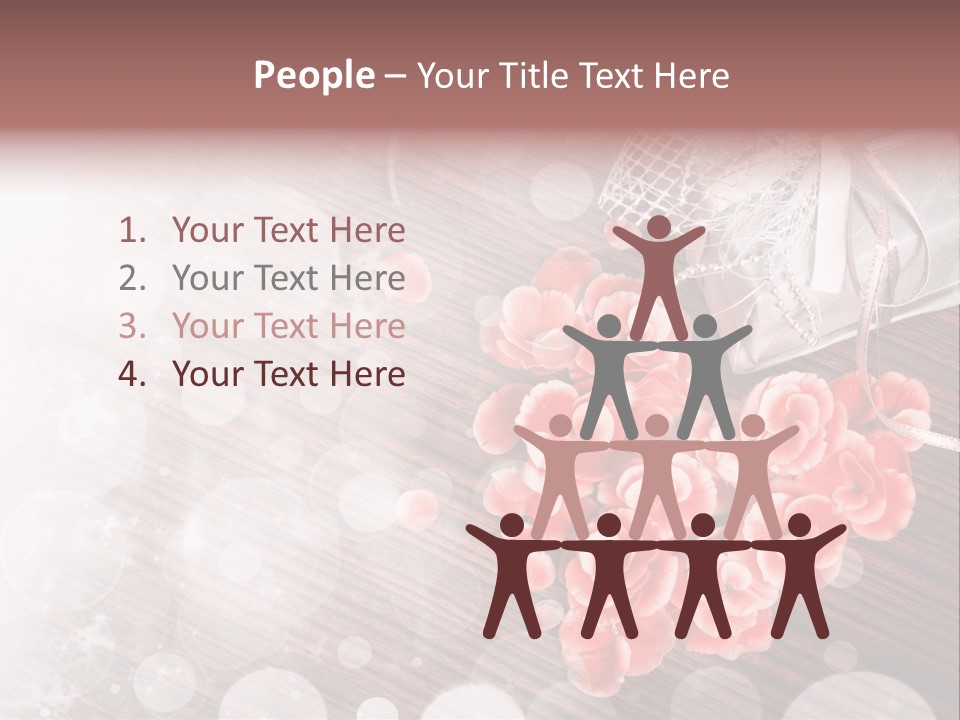 Petunia Purple Symbol PowerPoint Template