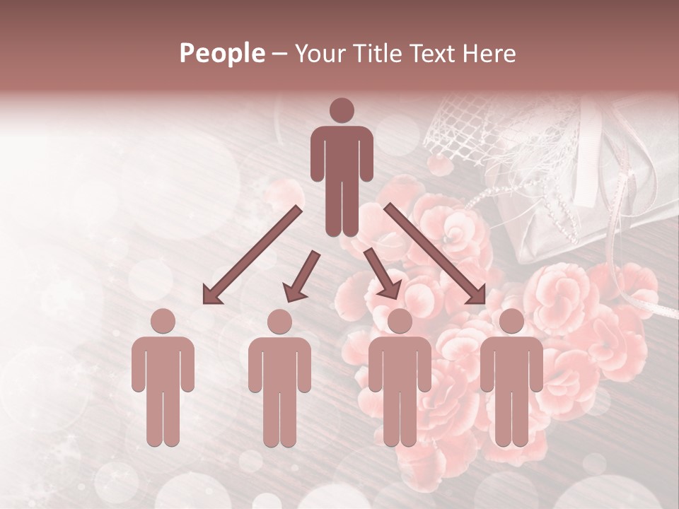 Petunia Purple Symbol PowerPoint Template