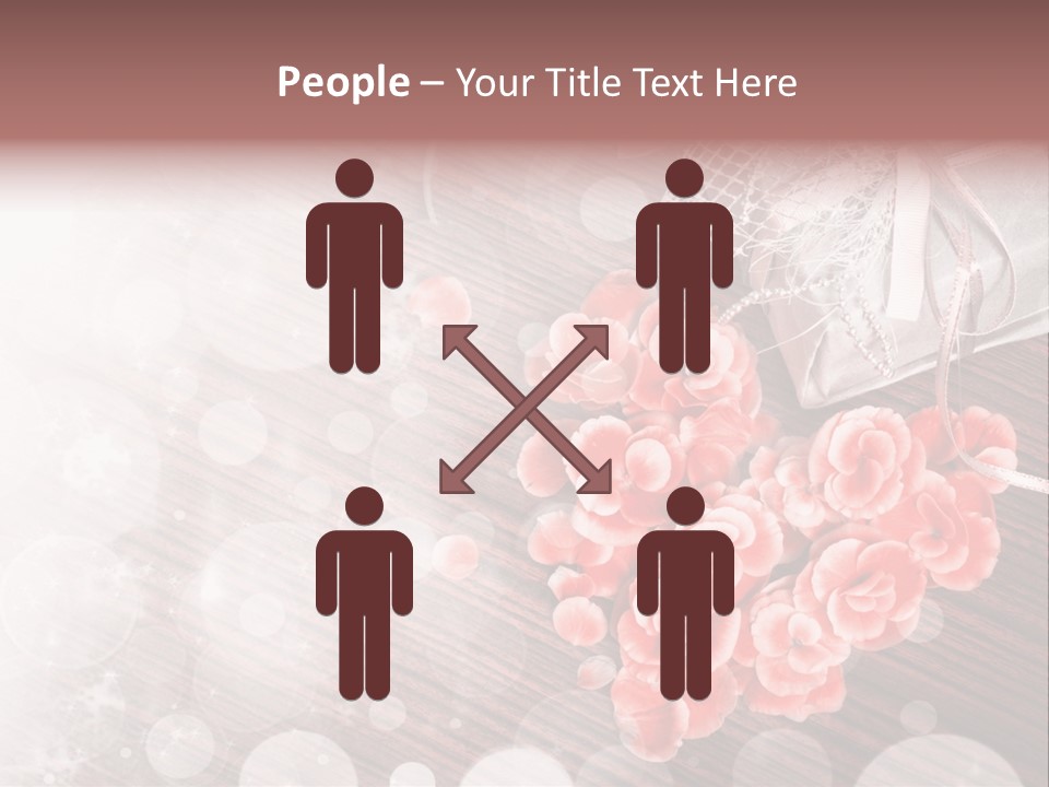 Petunia Purple Symbol PowerPoint Template