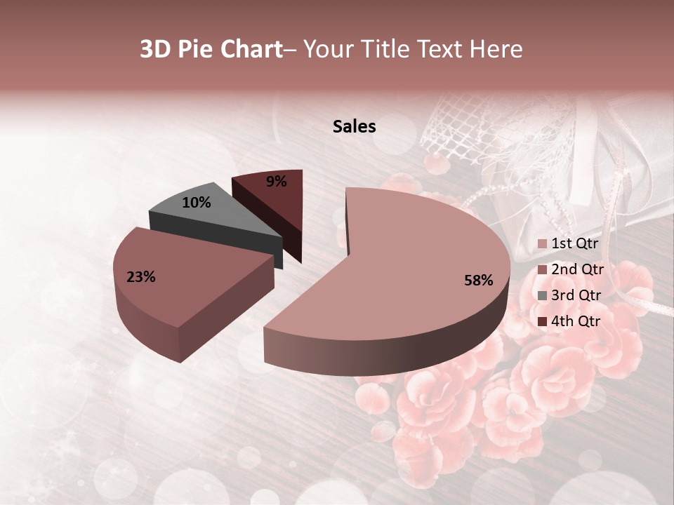 Petunia Purple Symbol PowerPoint Template