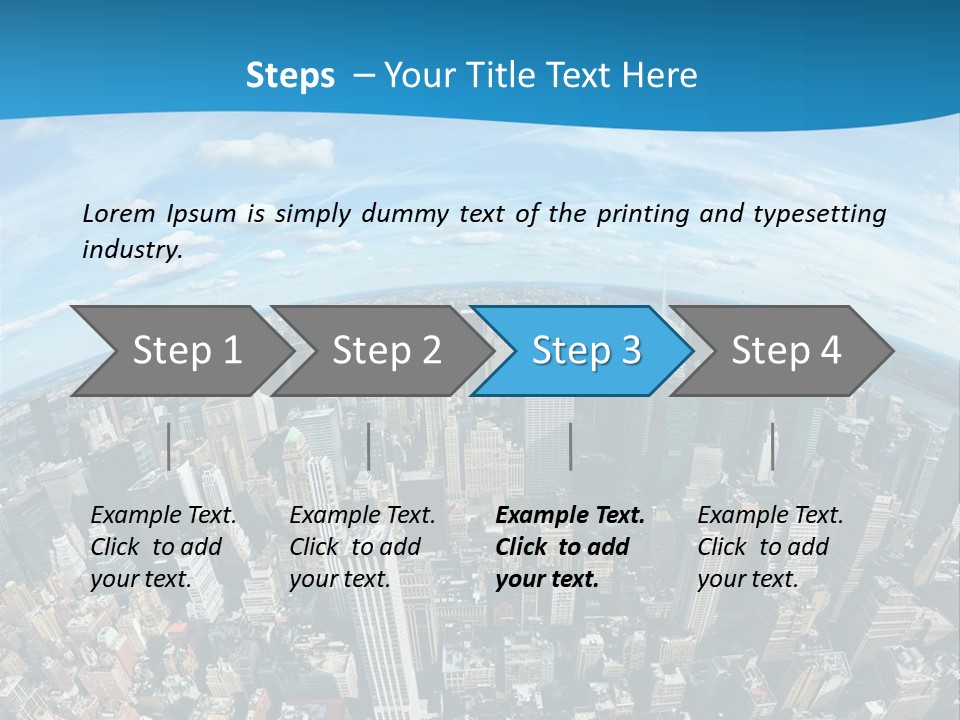 Immeuble Buildings Tourisme PowerPoint Template