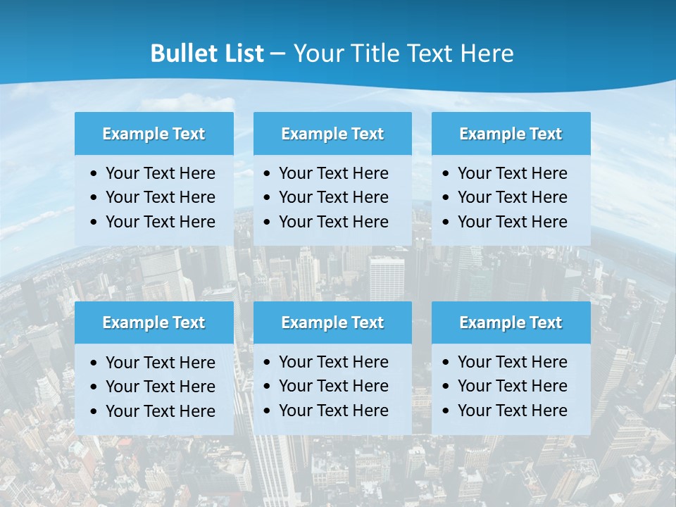 Immeuble Buildings Tourisme PowerPoint Template