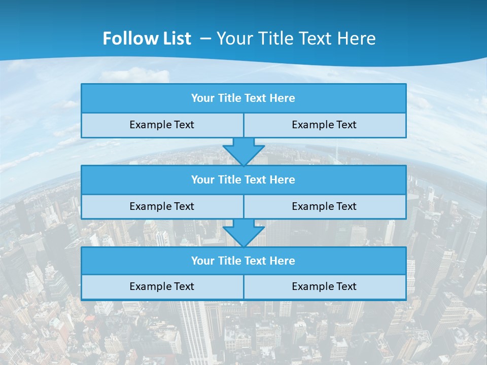 Immeuble Buildings Tourisme PowerPoint Template