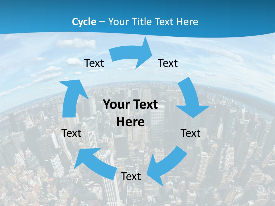 Immeuble Buildings Tourisme PowerPoint Template