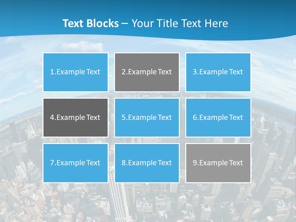 Immeuble Buildings Tourisme PowerPoint Template