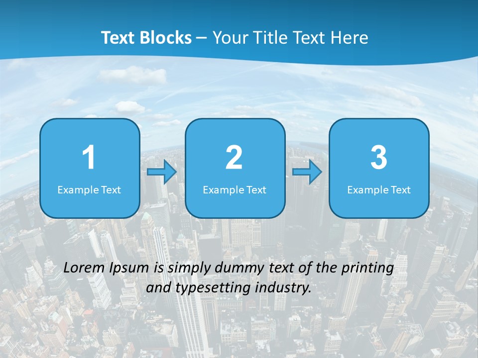 Immeuble Buildings Tourisme PowerPoint Template