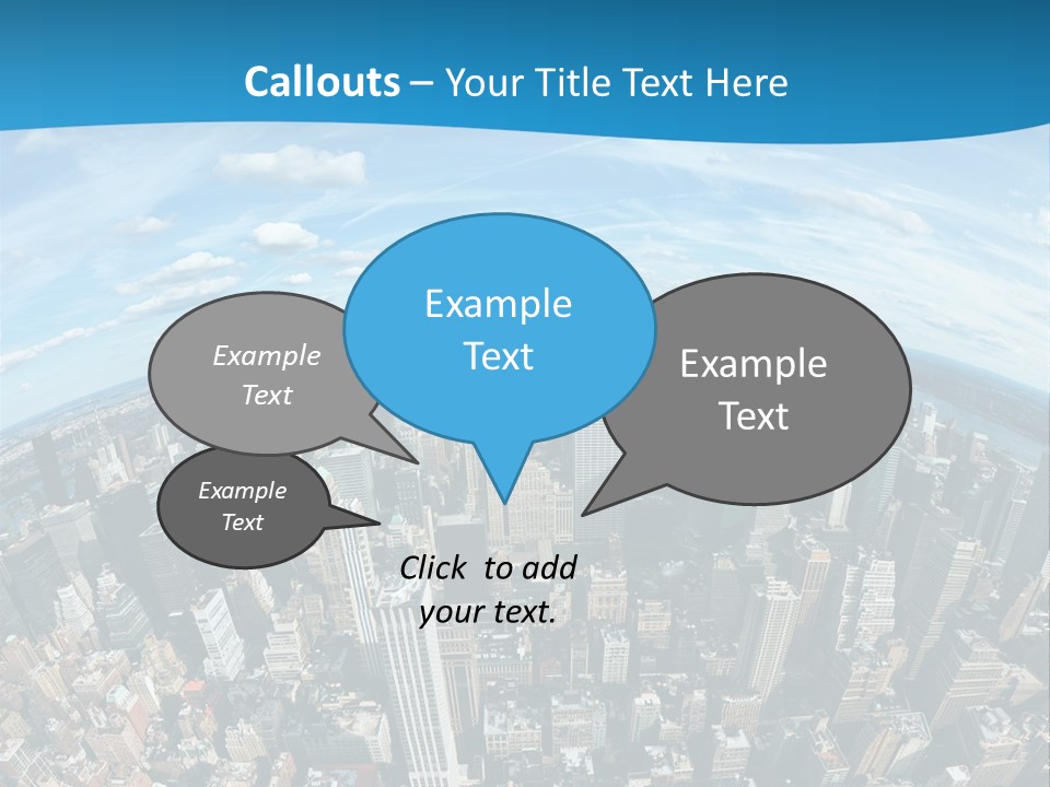 Immeuble Buildings Tourisme PowerPoint Template